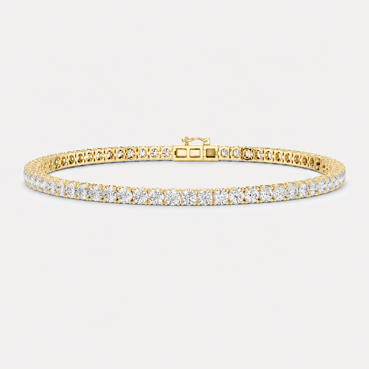 4ct Lab-Grown Diamond Tennis Bracelet