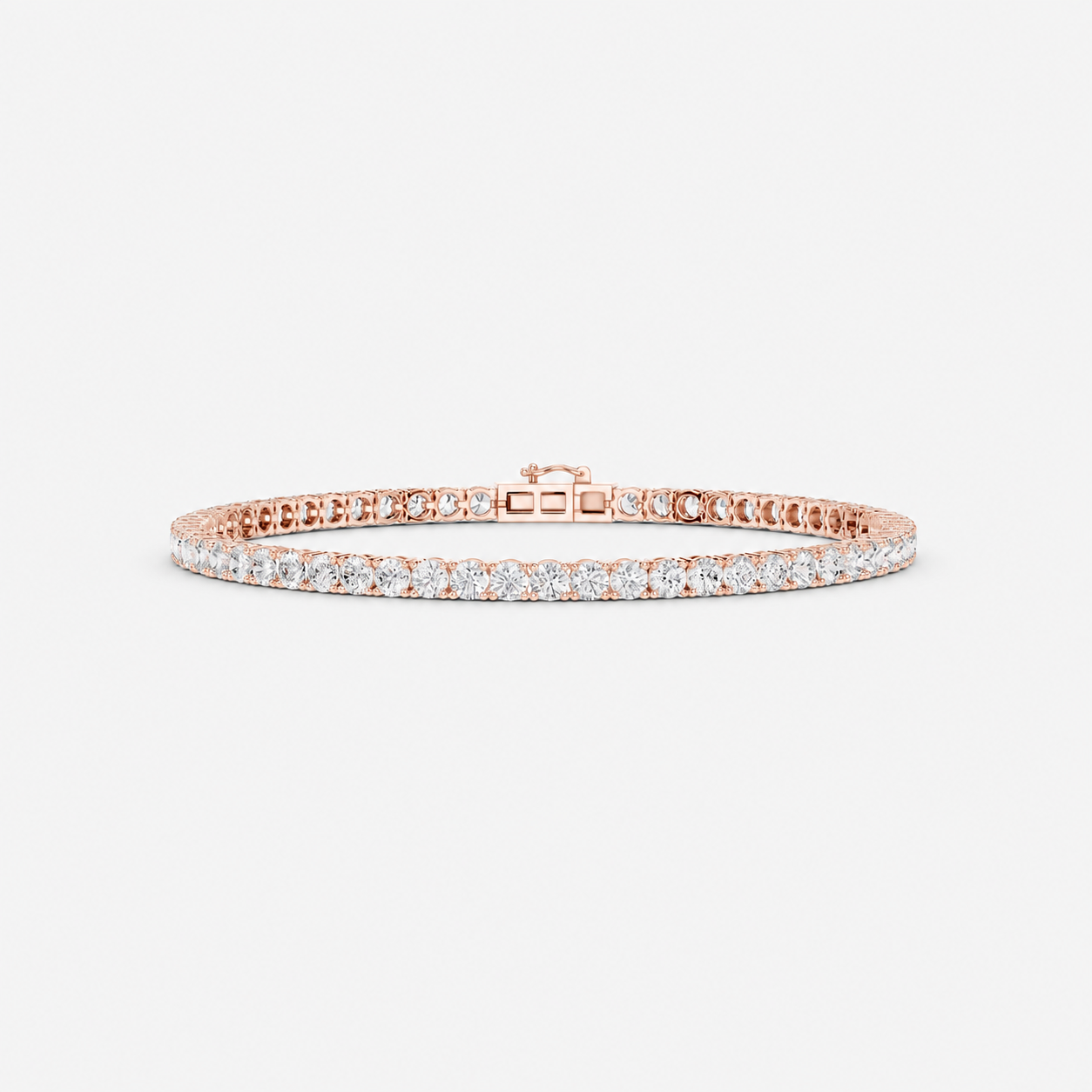 5ct Lab-Grown Diamond Tennis Bracelet