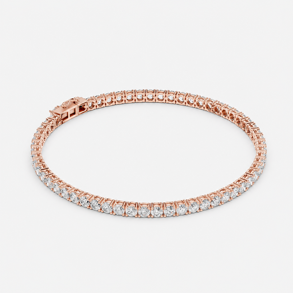 5ct Lab-Grown Diamond Tennis Bracelet