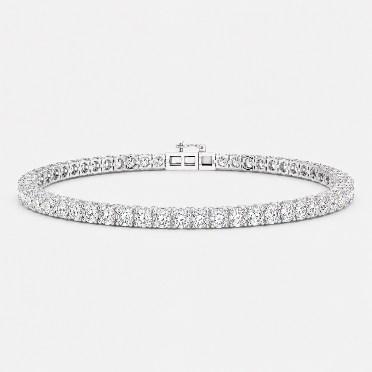 5ct Lab-Grown Diamond Tennis Bracelet