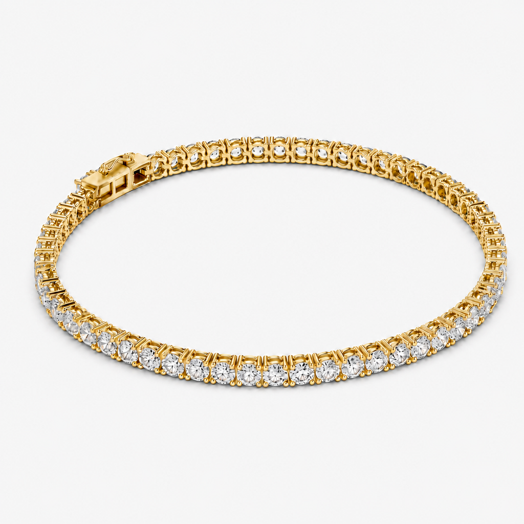 5ct Lab-Grown Diamond Tennis Bracelet