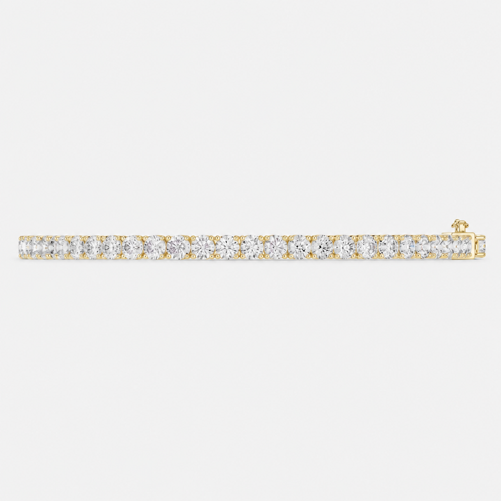 5ct Lab-Grown Diamond Tennis Bracelet