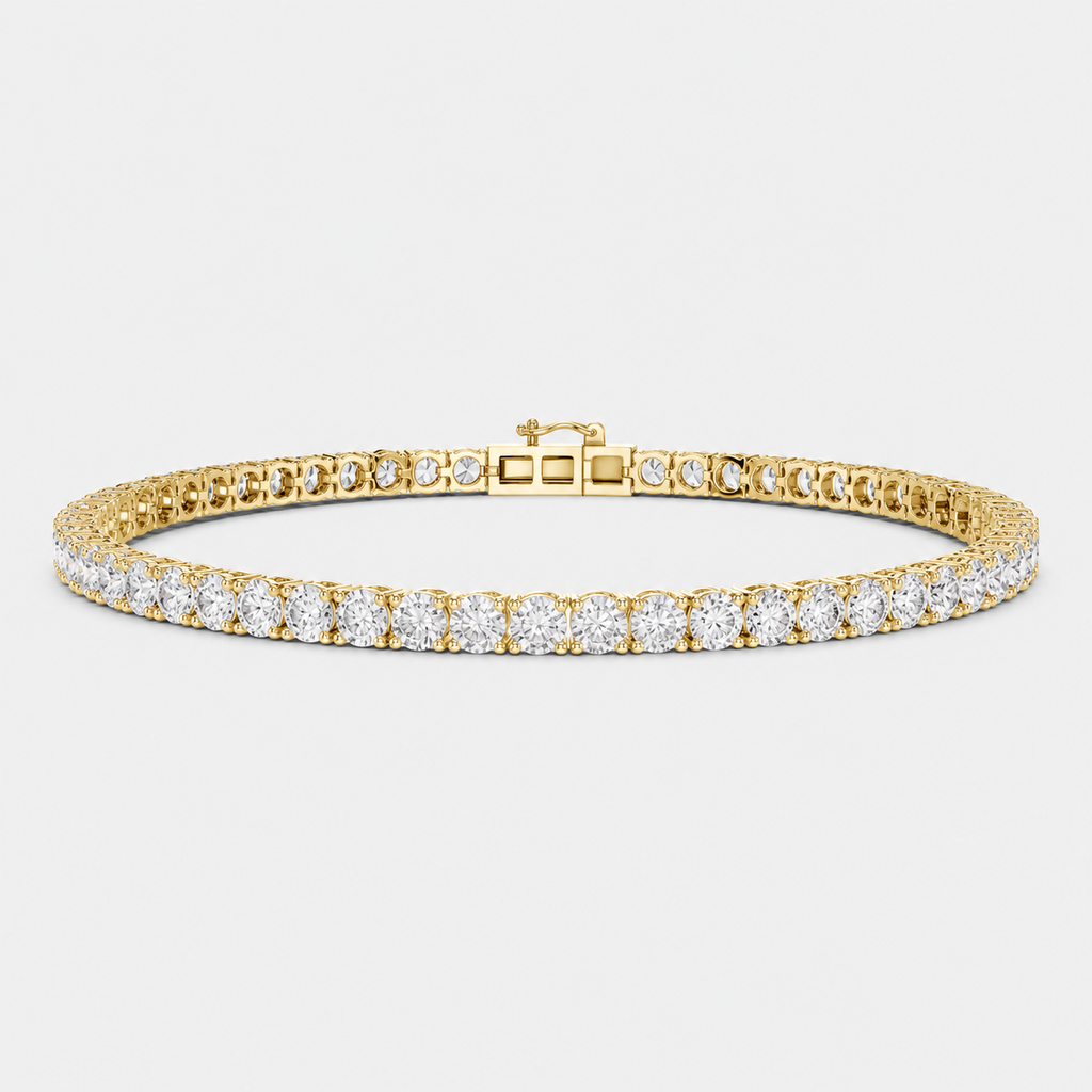 5ct Lab-Grown Diamond Tennis Bracelet
