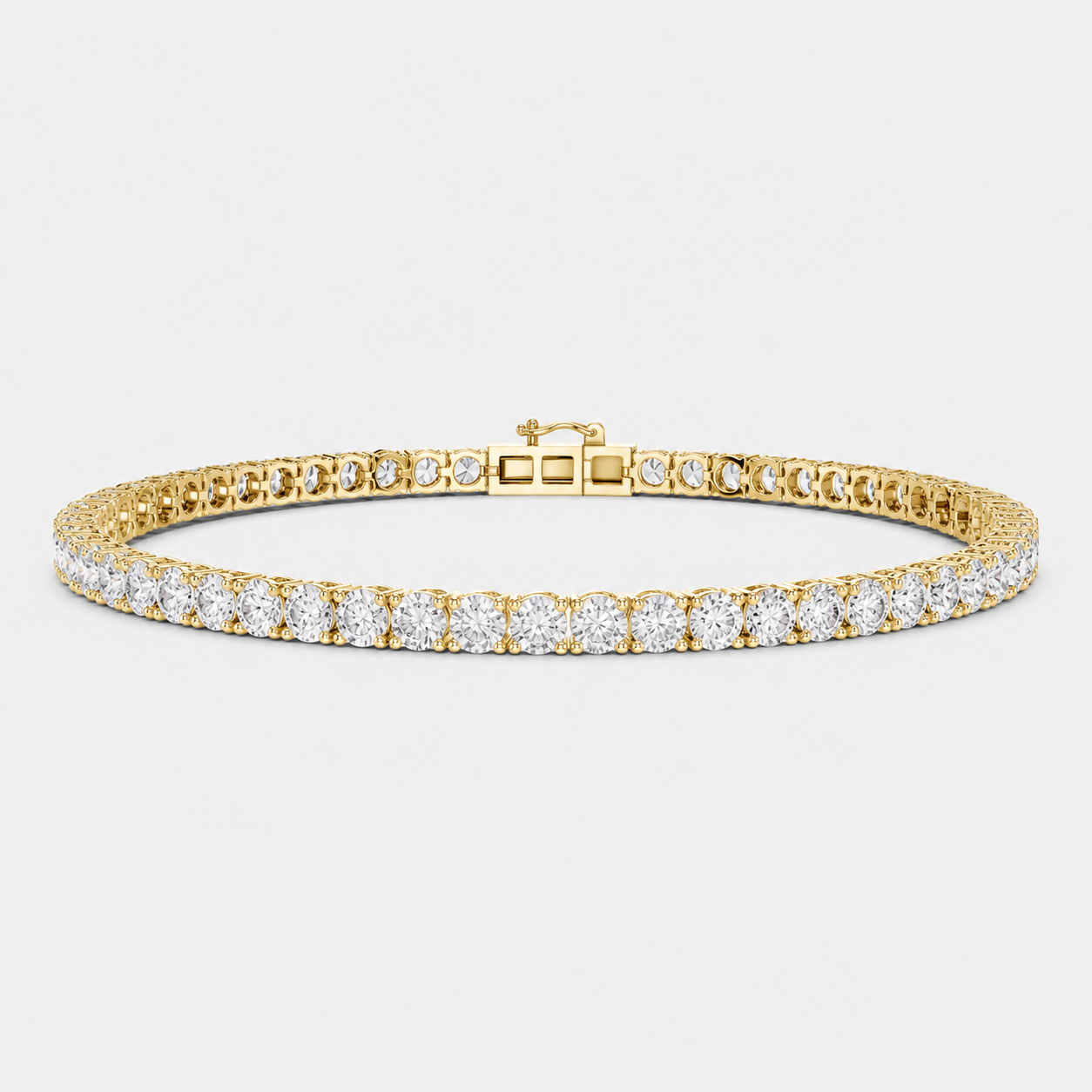 5ct Lab-Grown Diamond Tennis Bracelet