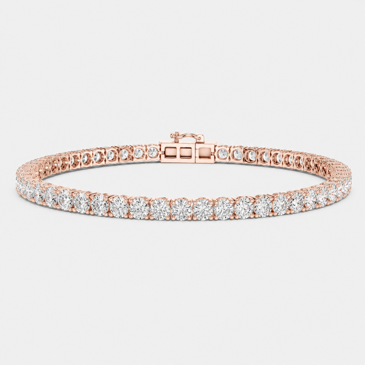 6ct Lab-Grown Diamond Tennis Bracelet