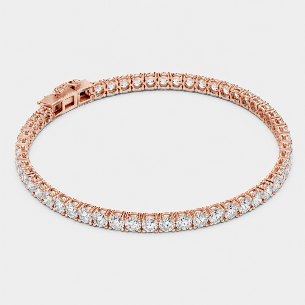 6ct Lab-Grown Diamond Tennis Bracelet