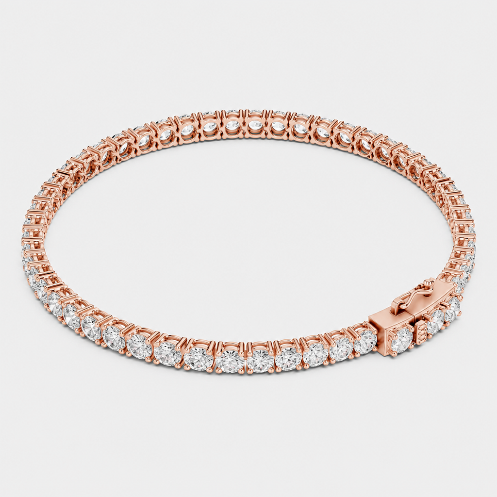 6ct Lab-Grown Diamond Tennis Bracelet