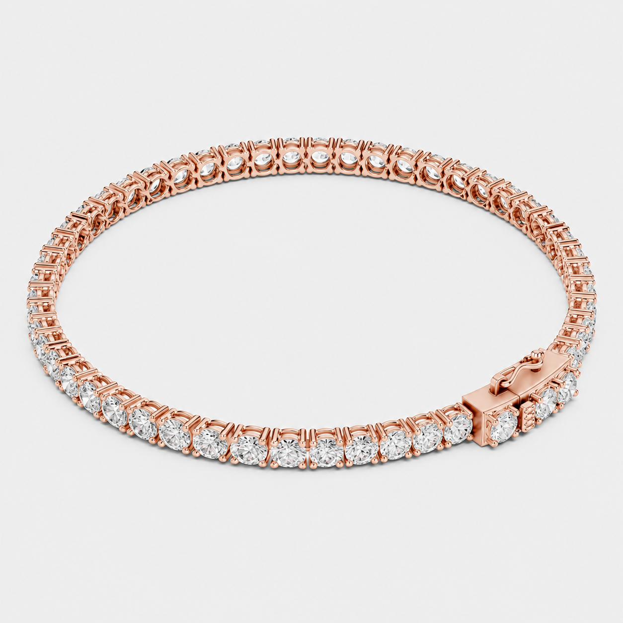 6ct Lab-Grown Diamond Tennis Bracelet
