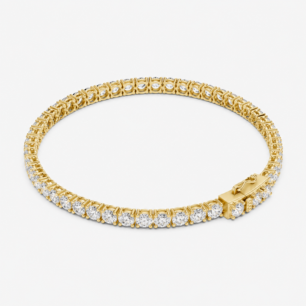6ct Lab-Grown Diamond Tennis Bracelet