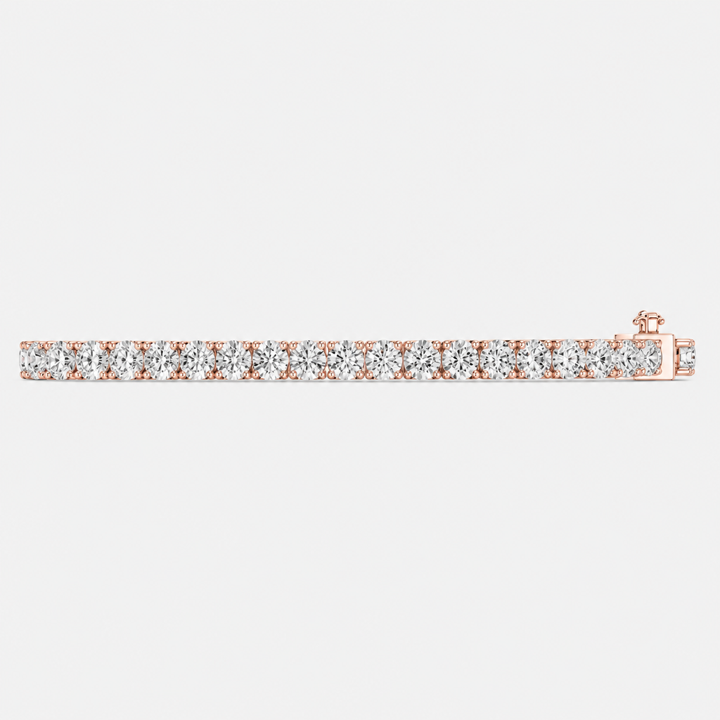 7ct Lab-Grown Diamond Tennis Bracelet