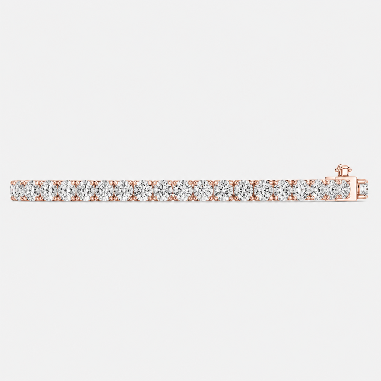 7ct Lab-Grown Diamond Tennis Bracelet