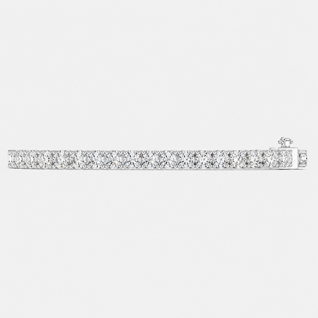 7ct Lab-Grown Diamond Tennis Bracelet