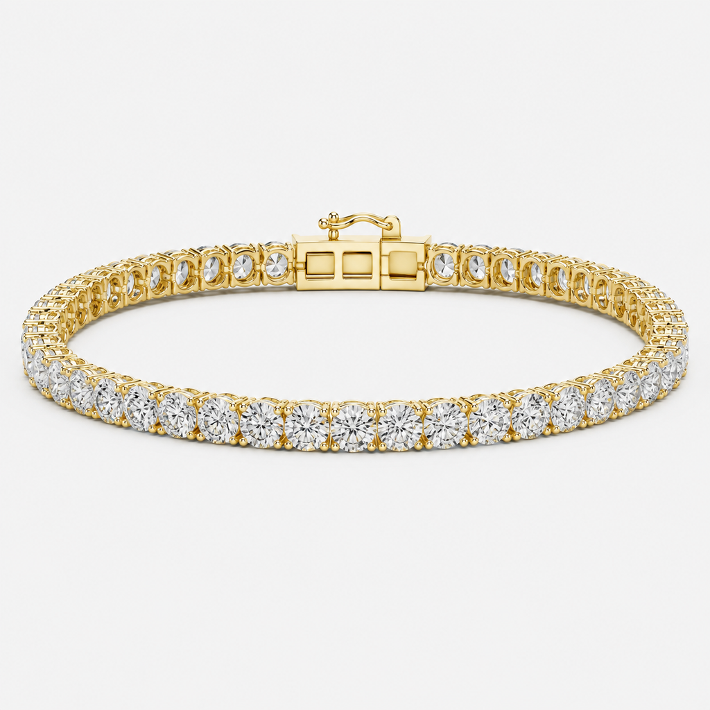 7ct Lab-Grown Diamond Tennis Bracelet