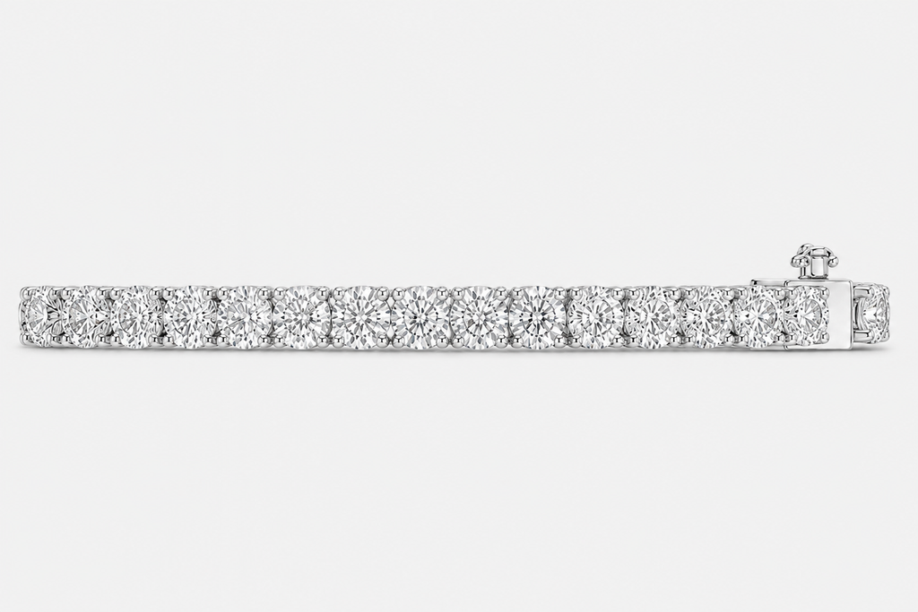 8ct Lab-Grown Diamond Tennis Bracelet