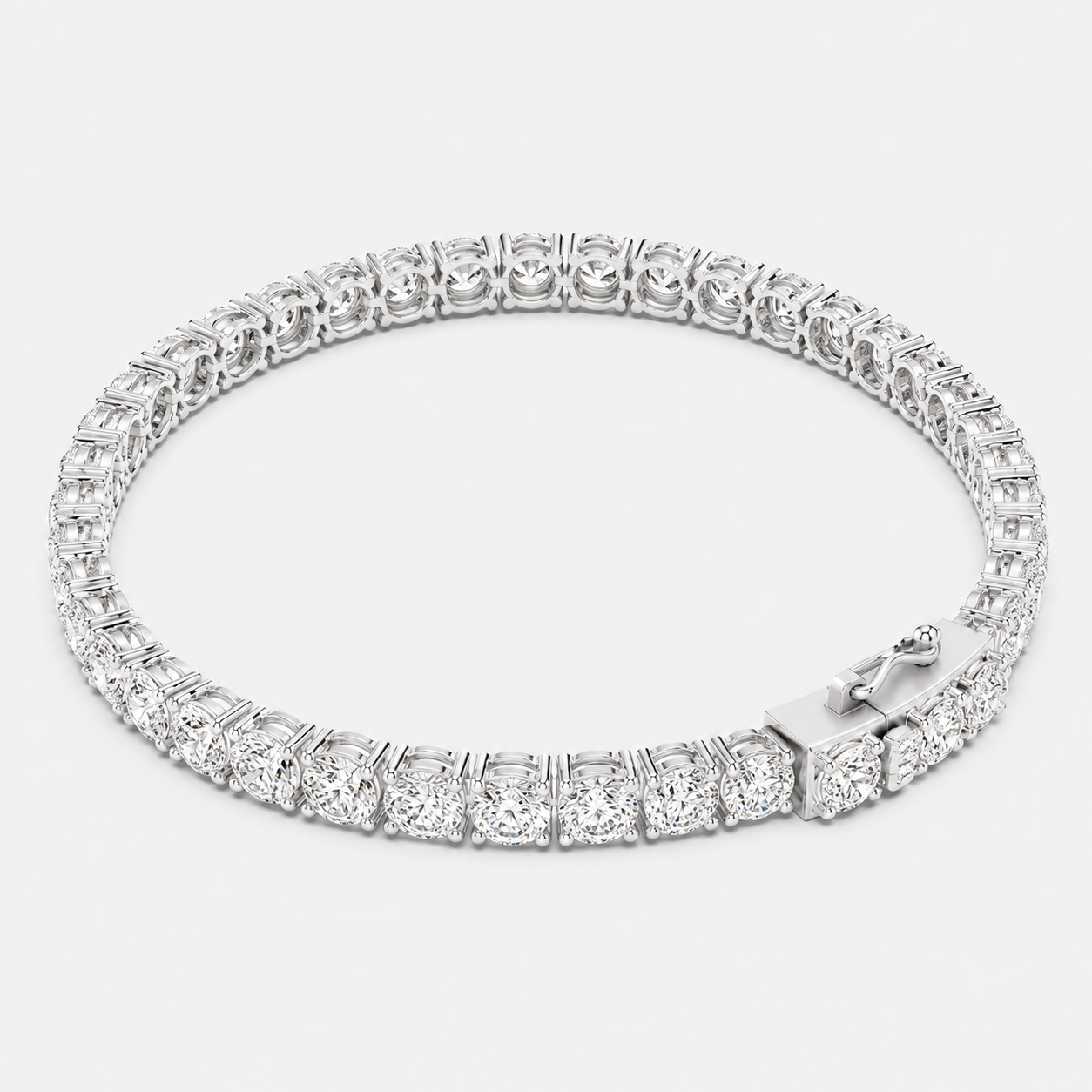9ct Lab-Grown Diamond Tennis Bracelet