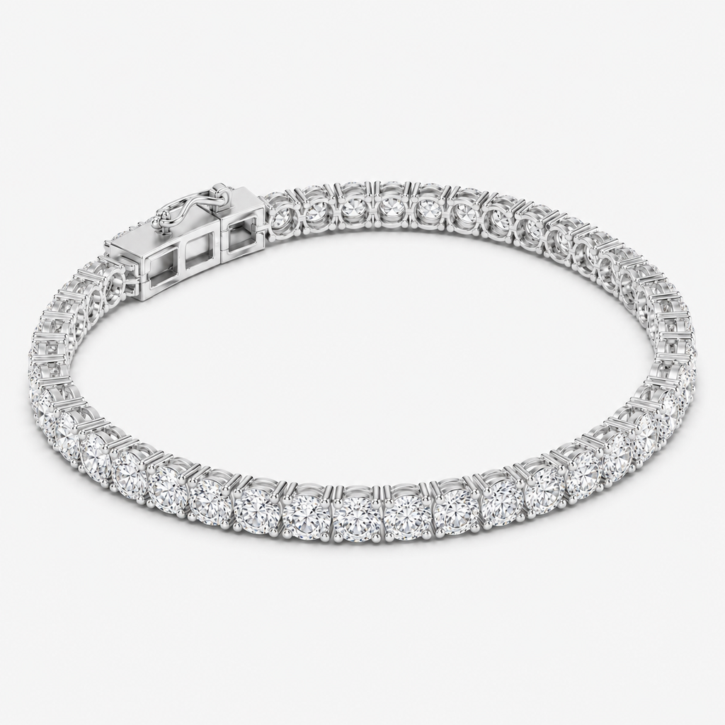 9ct Lab-Grown Diamond Tennis Bracelet