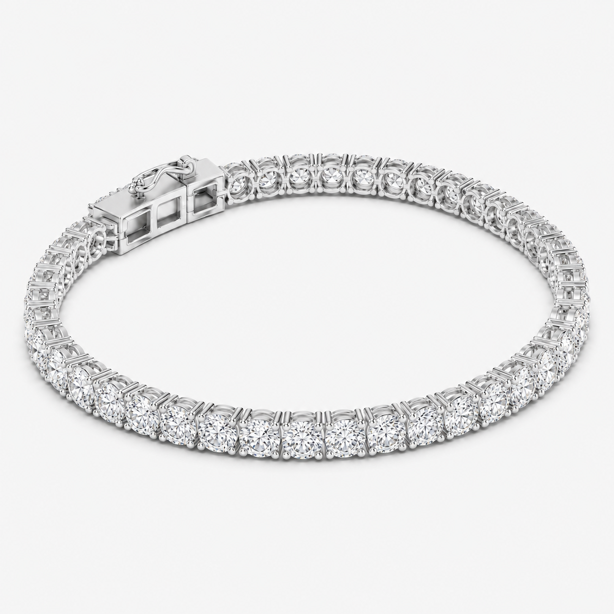9ct Lab-Grown Diamond Tennis Bracelet