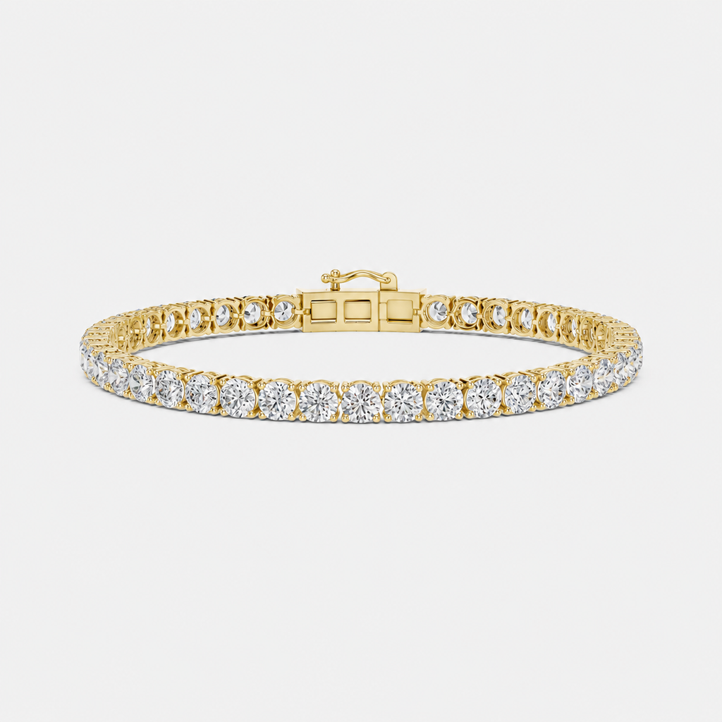 9ct Lab-Grown Diamond Tennis Bracelet