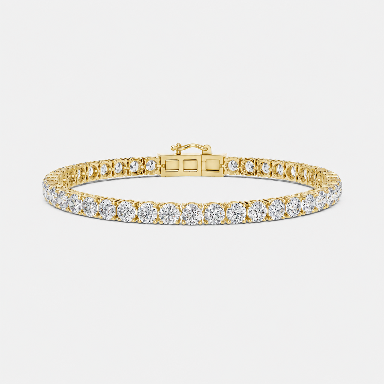 9ct Lab-Grown Diamond Tennis Bracelet