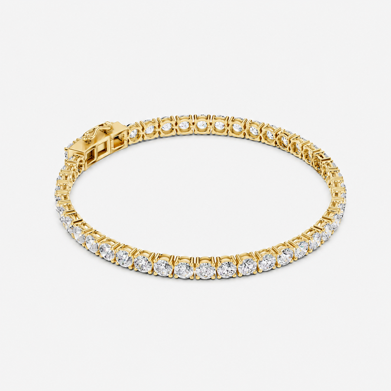 9ct Lab-Grown Diamond Tennis Bracelet
