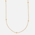 Box Bead Chain 40cm - 18ct Solid Gold