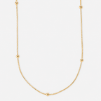 Box Bead Chain 40cm - 18ct Solid Gold