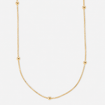 Box Bead Chain 40cm - 18ct Solid Gold