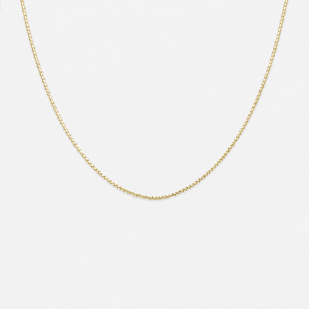 Box Chain 70cm - 18ct Solid Gold