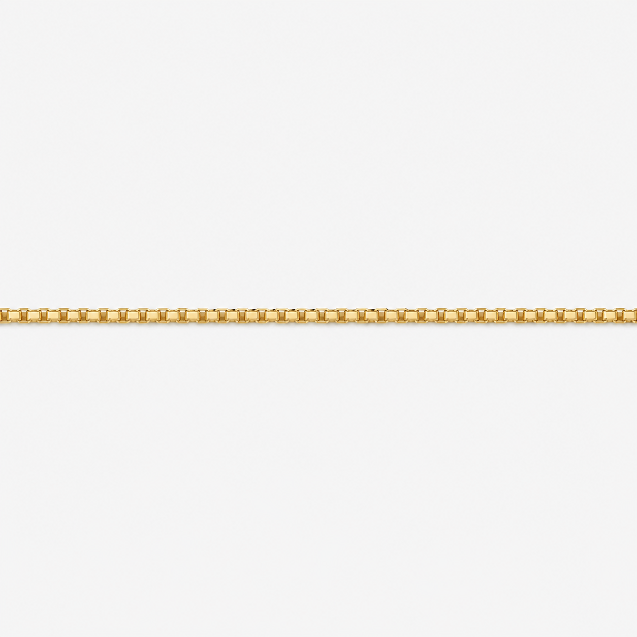 Box Chain 40cm - 18ct Solid Gold