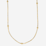 Box Bead Chain 45cm - 18ct Solid Gold