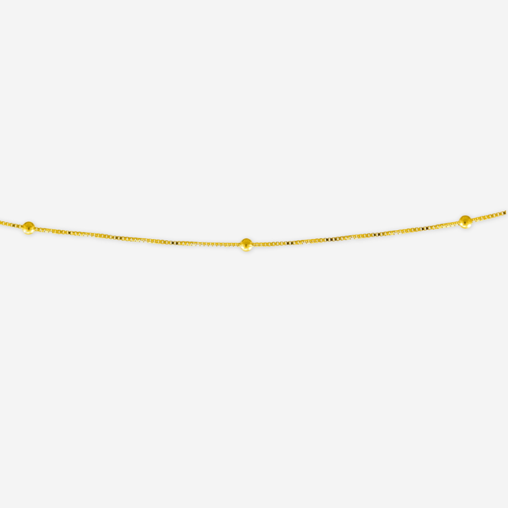 Box Bead Chain 40cm - 18ct Solid Gold (Copy)