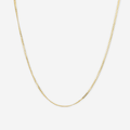 Thin Curb Chain 50cm - 18ct Solid Gold