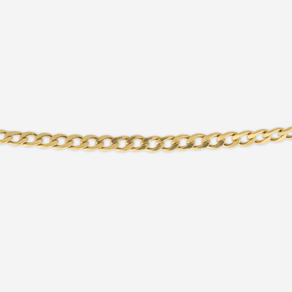 Thin Curb Chain 50cm - 18ct Solid Gold