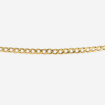 Thin Curb Chain Bracelet 21cm – 18ct Solid Gold