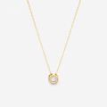 Lab-Grown Diamond Necklace 43cm - 9ct Yellow Gold