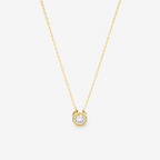 Lab-Grown Diamond Necklace 43cm - 9ct Yellow Gold