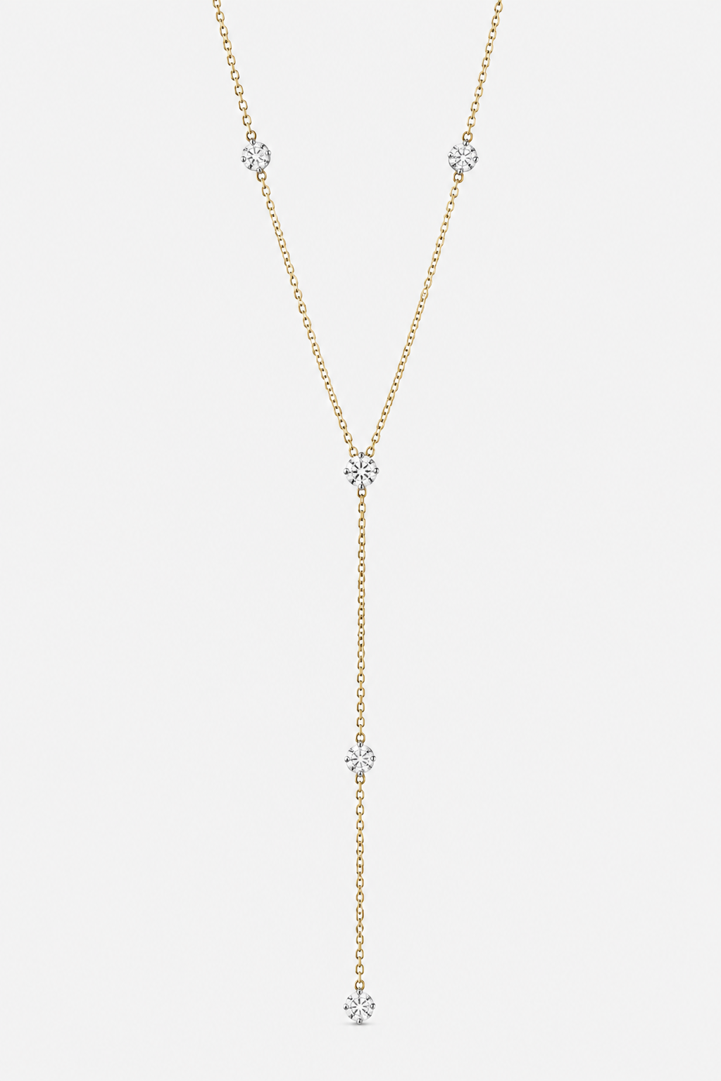 1.00ct Drop Lariat Lab-grown Diamond Necklace