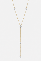 1.00ct Drop Lariat Lab-grown Diamond Necklace