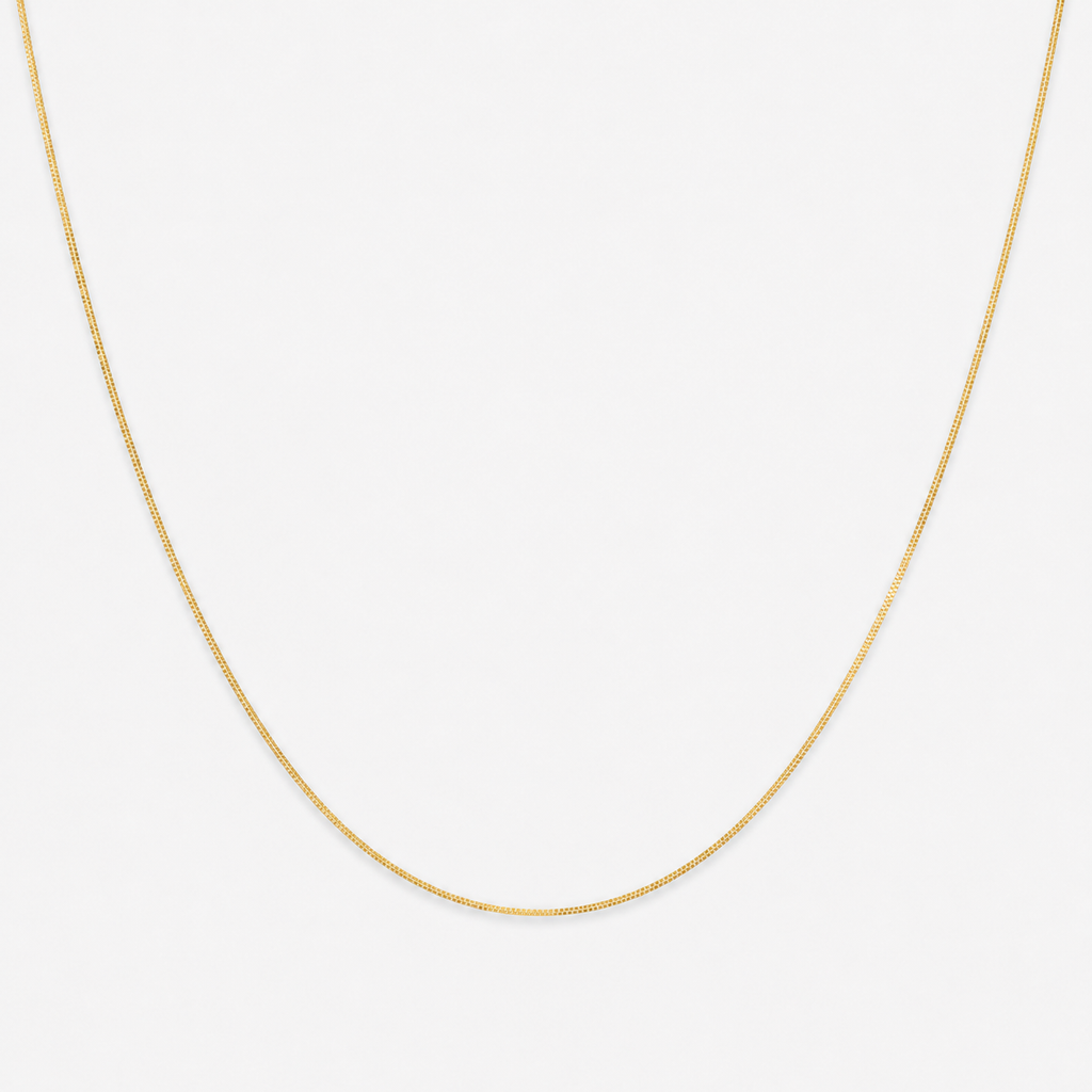 Double Box Chain 50cm - 18ct Solid Gold