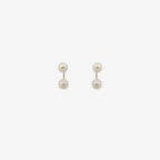 Grace Kelly Natural Pearl Earrings – 18ct Yellow Gold
