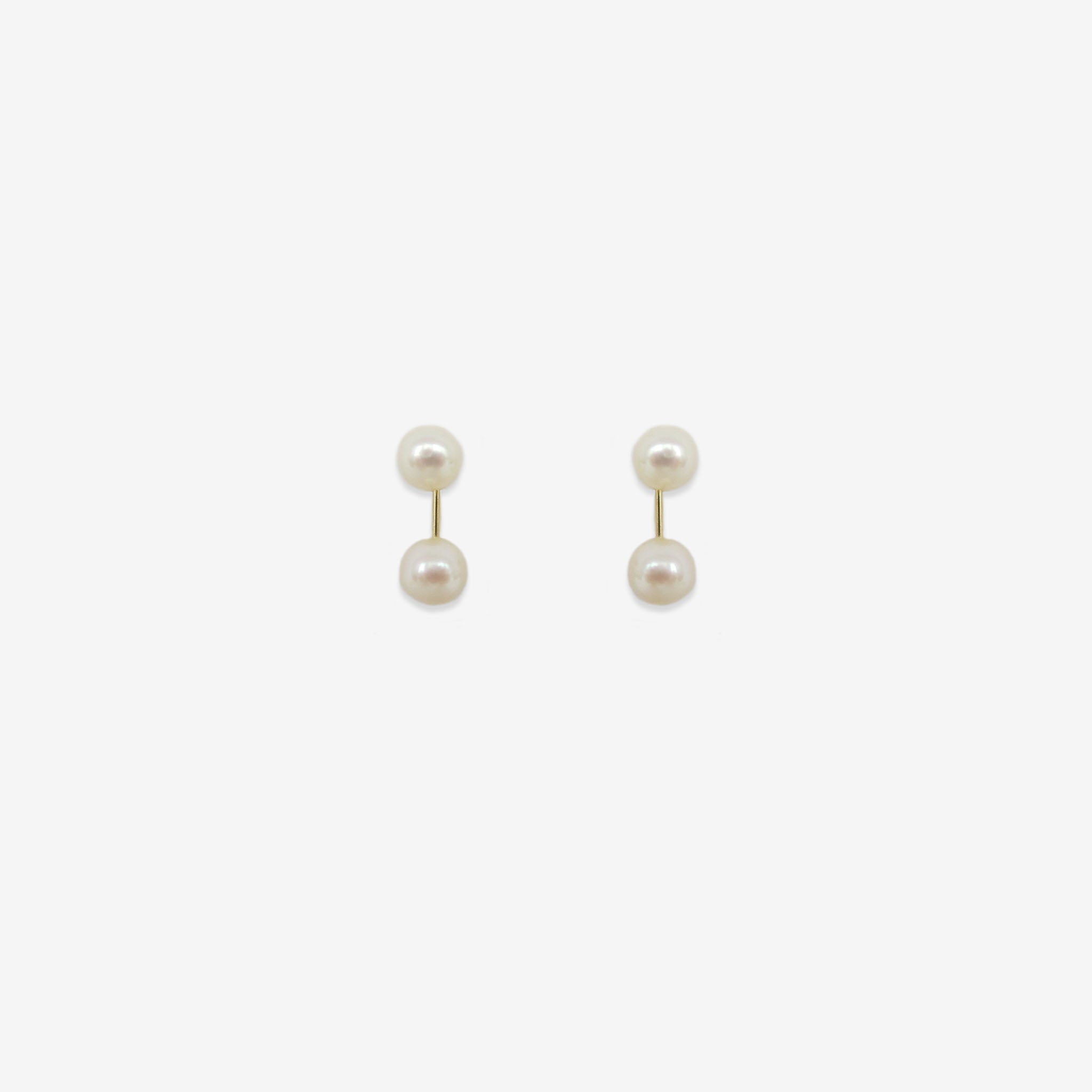 Grace Kelly Natural Pearl Earrings – 18ct Yellow Gold