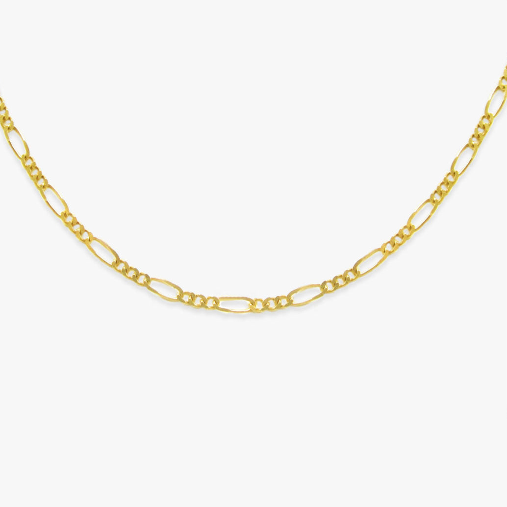 Figaro Chain 50cm - 18ct Solid Gold