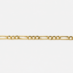 Figaro Chain Bracelet 21cm – 18ct Solid Gold
