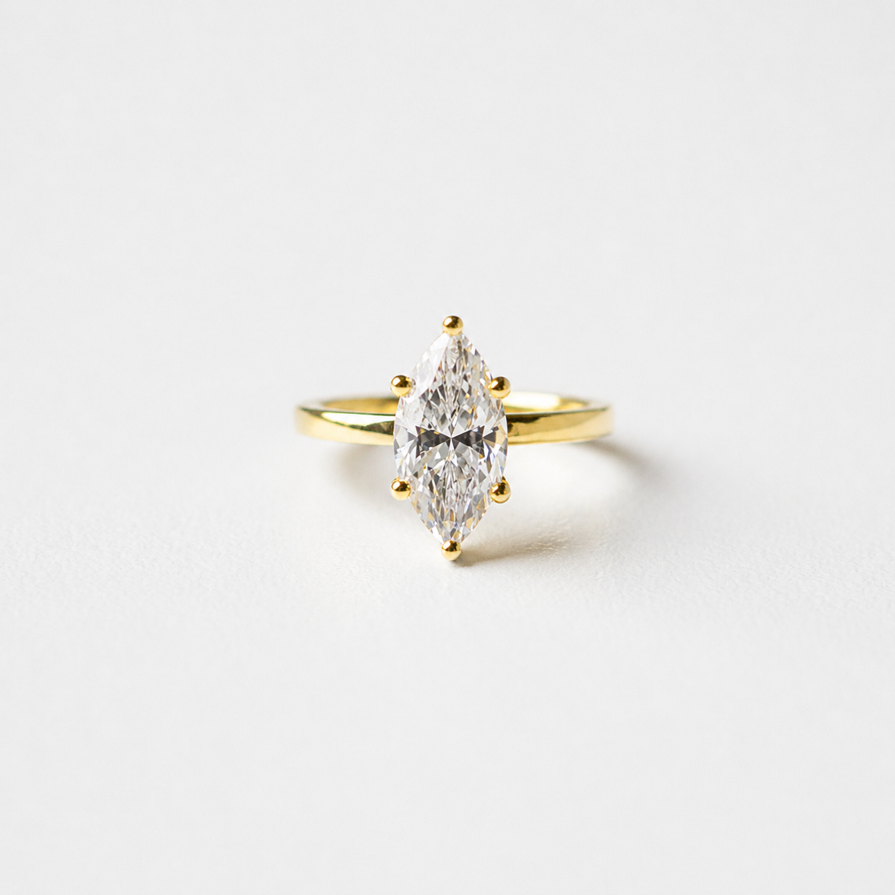 2.00ct Lab Grown Diamond Marquise cut Solitaire