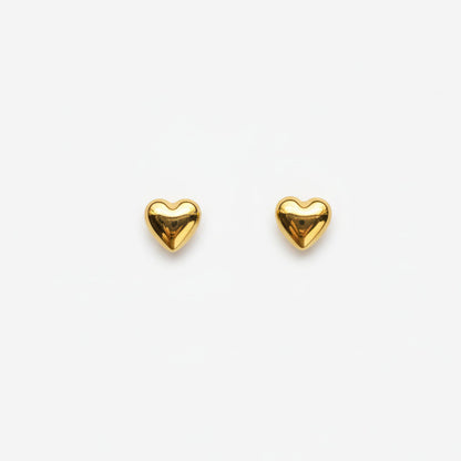 Pendiente Corazón Oro Amarillo 18ct 4mm