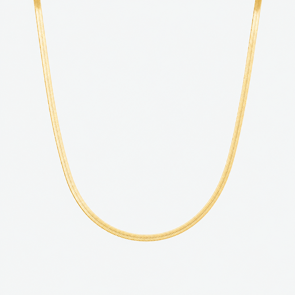 Herringbone Chain 40cm - 18ct Solid Gold