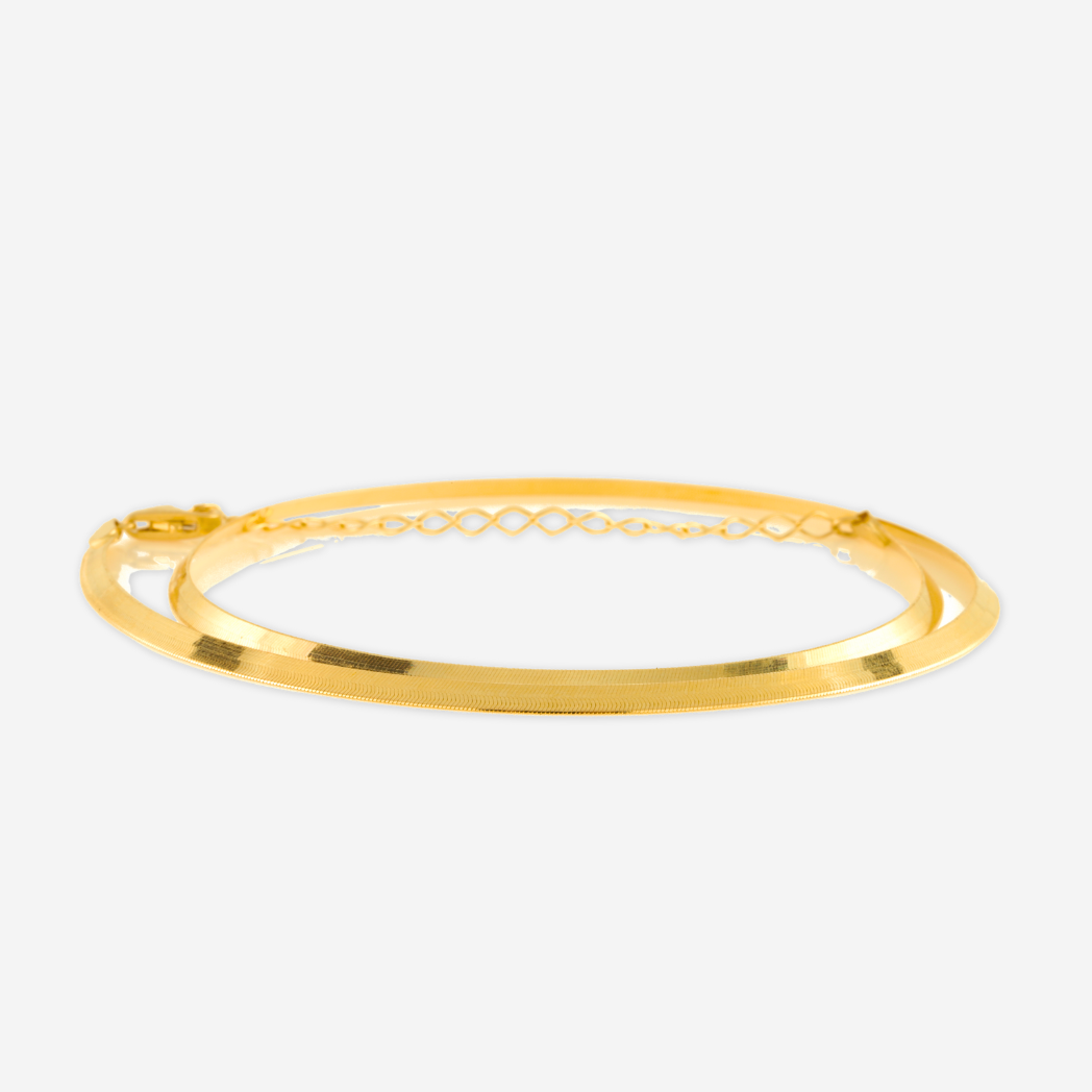 Herringbone Chain 40cm - 18ct Solid Gold