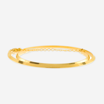 Herringbone Chain 45cm - 18ct Solid Gold