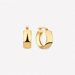 Chunky Hoops – 18ct Solid Yellow Gold