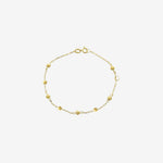 Kids Bead Bracelet 3mm – 18ct Solid Yellow Gold
